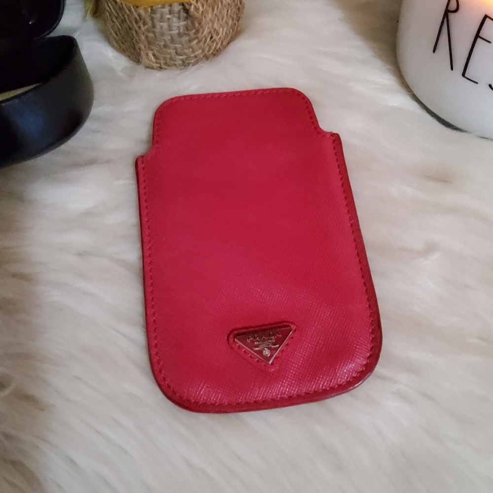 PRADA Leather Phone Case